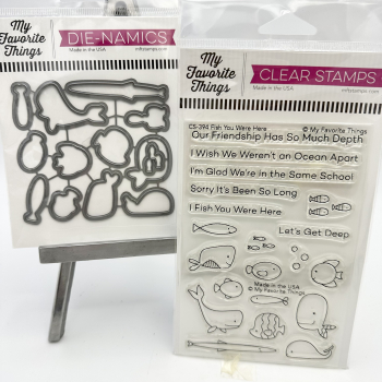 MFT Die-Namics Stanz & Stempel Set - Fish You Were Here